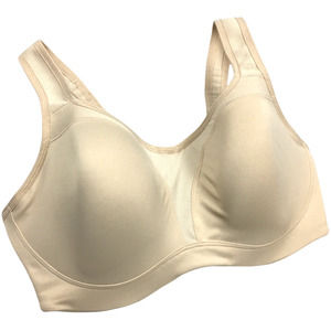 Wacoal Sport Contour Underwire Bra Beige 34DDD Full Figure Adjustable Strap